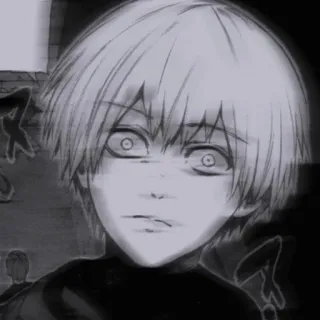 🖤 Ken Kaneki Tokyo Ghoul anime, manga, ghoul, tokyo whatsapp sticker