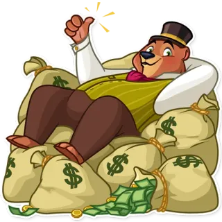 Todd Bear telegram stickers
