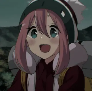 🐝 Nadeshiko Kagamihara Yuru Camp Anime, Charakter, Yuru Camp, Camping, Nadeshiko Kagamihara telegram sticker