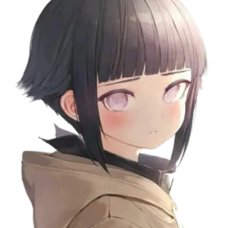 ☺️ Hinata Hyuga Naruto 애니메이션, 히나타, 나루토, 휴가, 애니 여자, 귀여운, 만화 telegram sticker