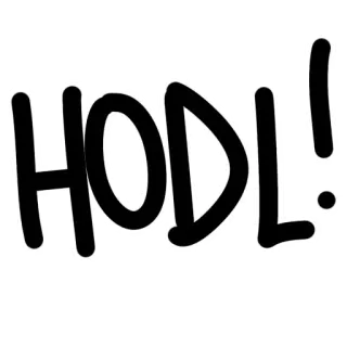🙌 HODL! HODL, crypto, finance, investissement, mème telegram sticker