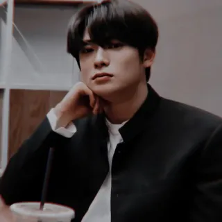 ⛓ persona, hombre, retrato, coreano, asiático telegram sticker
