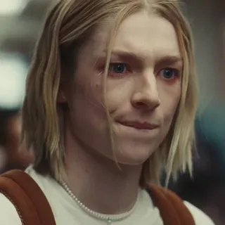 💉 Jules Vaughn Euphoria Jules Vaughn, Hunter Schafer, Euphoria, HBO, drama, character, portrait telegram sticker