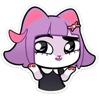 🤷‍♀️ Hoạt hình, Mèo, Động vật, Dễ thương, Kawaii, Sticker whatsapp sticker