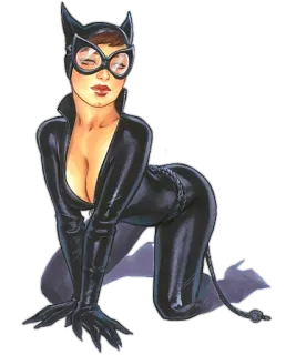 🤓 Catwoman catwoman, dc comics, superheroine, feline, comic book, villain, gotham telegram sticker