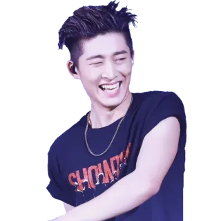 😌 SHOWTIME uomo, sorridente, bello, casual, collana, showtime whatsapp sticker