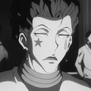 ❄️ Hisoka Hunter x Hunter anime, hisoka, hunter x hunter, star, villain telegram sticker