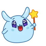 🌟 漫画, かわいい, 動物, 星, 魔法, ステッカー, ブロブ whatsapp sticker