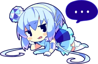 😒 Anime, Chibi, Kartun, Lucu, Kawaii telegram sticker