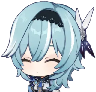 ☺️ Eula Genshin Impact Anime, Gioco, Eula, Genshin Impact, Carino, Personaggio telegram sticker