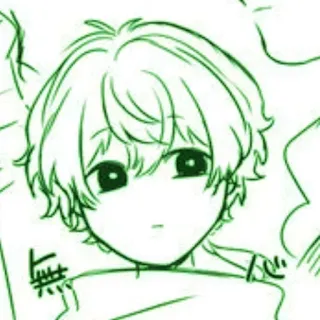 🌟 無 Anime, Manga, Con trai, Dễ thương, Tiếng Nhật whatsapp sticker