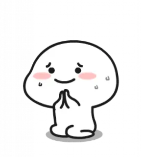 😶 carino, kawaii, cartoni animati, personaggio, adorabile, illustrazione whatsapp sticker