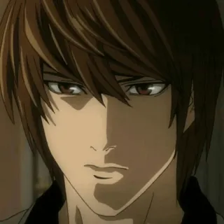 ⚖ Light Yagami Death Note Anime, Mort, Death Note, Light, Yagami telegram sticker