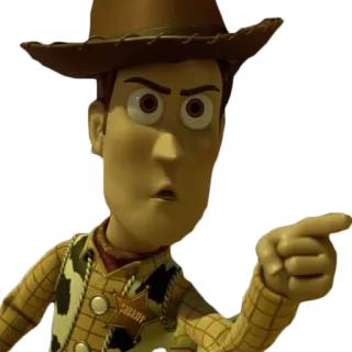 😡 Woody Toy Story Woody, Toy Story, Sceriffo, Disney, Pixar, Cartone animato telegram sticker
