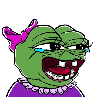 😂 Pepe the Frog pepe, rana, meme, internet, cartone animato whatsapp sticker
