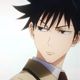 🐺 Megumi Fushiguro Jujutsu Kaisen Anime, Manga, Megumi Fushiguro, Jujutsu Kaisen, Charakter, Zauberer, Schüler, Ernst whatsapp sticker