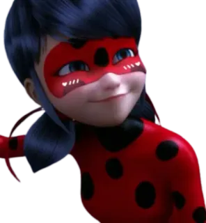 🐞 Ladybug Miraculous: Tales of Ladybug & Cat Noir 瓢虫, 瓢虫雷迪, 卡通, 动画, 超级英雄 whatsapp sticker