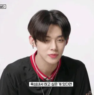 🎼 욕심내서 하고 싶은 게 있다면 kpop, idol, ragazzo, coreano, intrattenimento telegram sticker