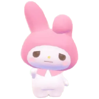 😀 My Melody Dessin animé, Personnage, Mignon, My Melody, Sanrio, Kawaii, Lapin telegram sticker