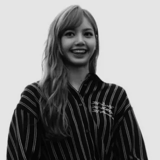 🏔 Lisa женщина, человек, улыбка, портрет, K-pop, Blackpink, Лиса Манобан telegram sticker