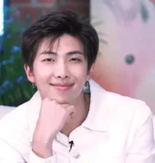 🍃 RM RM, BTS, K-pop, zanger, beroemdheid, Koreaans, muziek telegram sticker