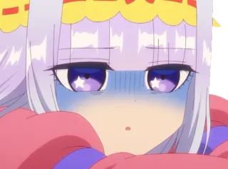 😨 Kanna Kamui Miss Kobayashi's Dragon Maid kanna, anime, naga, lucu, kawaii, miss kobayashi's dragon maid whatsapp sticker