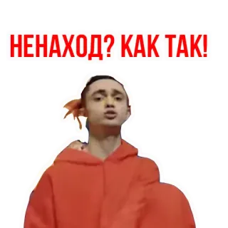 😟 НЕНАХОД? КАК ТАК! telegram sticker