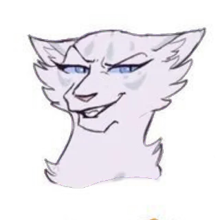 😏 Katze, Cartoon, Tier, Grinsen, Ausdruck telegram sticker