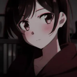 ⛓ Chizuru Ichinose Rent-A-Girlfriend Anime, Manga, Chizuru Ichinose, Rent-a-Girlfriend, Carina, Ragazza telegram sticker