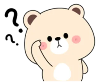 😊 ours, mignon, dessin animé, adorable, animal, personnage telegram sticker