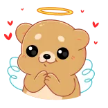Cupid bear @TgEmojis telegram emojis 😄
