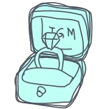 π I G M ring, diamant, verloving, bruiloft, juwelen, liefde whatsapp sticker