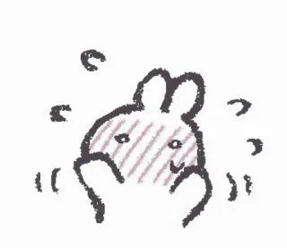 💌 кролик, милый, животное, стикер, рисунок, мультфильм telegram sticker