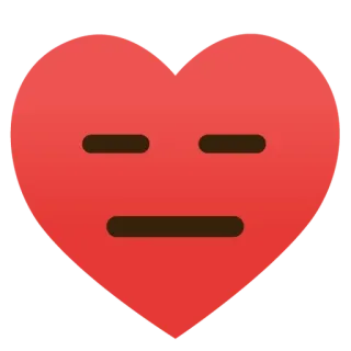 🌟 heart, emoji, face, expression, red telegram sticker