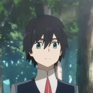 🕊 Hiro Darling in the Franxx Anime, Personnage, Hiro, Darling in the Franxx, Fiction, Animé telegram sticker