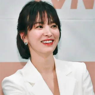 😁 Song Hye-kyo Schauspielerin, Koreanisch, Promi, Frau, Porträt whatsapp sticker
