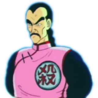😠 Mercenary Tao Dragon Ball 丸殺 anime, martial arts, dragon ball, mercenary tao, villain telegram sticker