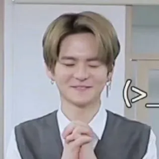 🥺 personne, homme, souriant, coréen, célébrité whatsapp sticker