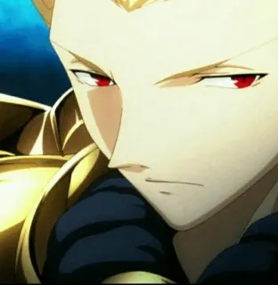 ✨ Gilgamesh Fate/Zero anime, postać, arogancki, łucznik, Fate, Gilgamesz telegram sticker