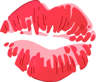 😘 lábios, beijo, vermelho, maquiagem, beleza telegram sticker