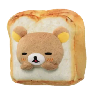 🍞 Rilakkuma rilakkuma, orso, kawaii, peluche, pane, carino telegram sticker