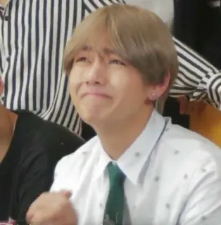 😬 V kpop, idol, cantante, celebrità, bts, kim taehyung telegram sticker