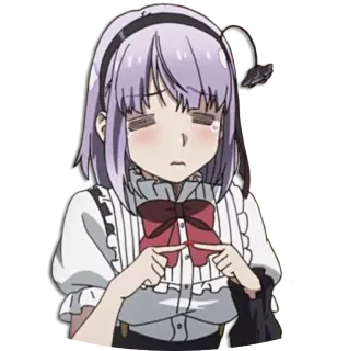 😓 Anime, Mädchen, Süß, Charakter, Manga, Traurig telegram sticker
