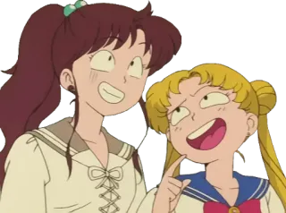 😂 Sailor Moon 动漫, 卡通, 同人创作, 水手服战士, 美少女战士, 搞笑 telegram sticker