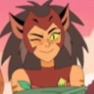 😉 Catra She-Ra and the Princesses of Power desenho animado, animado, personagem, gato, felino, vilão telegram sticker