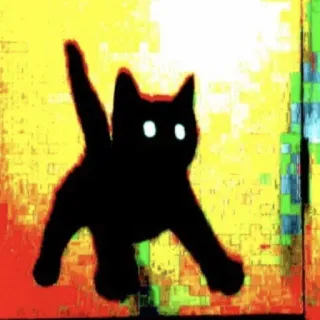 🏳️‍🌈 cat, silhouette, animal, pet whatsapp sticker