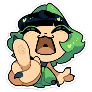 ⭐ sticker, dessin animé, mignon, animé, personnage, chibi telegram sticker