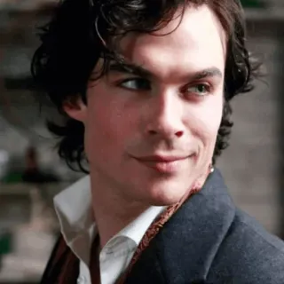 🖤 Damon Salvatore The Vampire Diaries vampir, aktor, acara TV, senyum, seksi telegram sticker