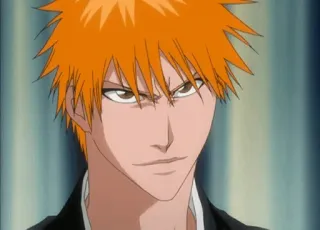 😏 Ichigo Kurosaki Bleach Ichigo Kurosaki, Bleach, anime, manga, character telegram sticker