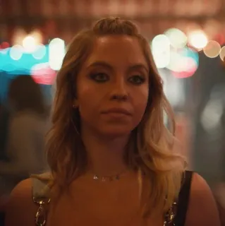 🧬 Frau, blond, Porträt, Person, Euphoria, Sydney Sweeney whatsapp sticker